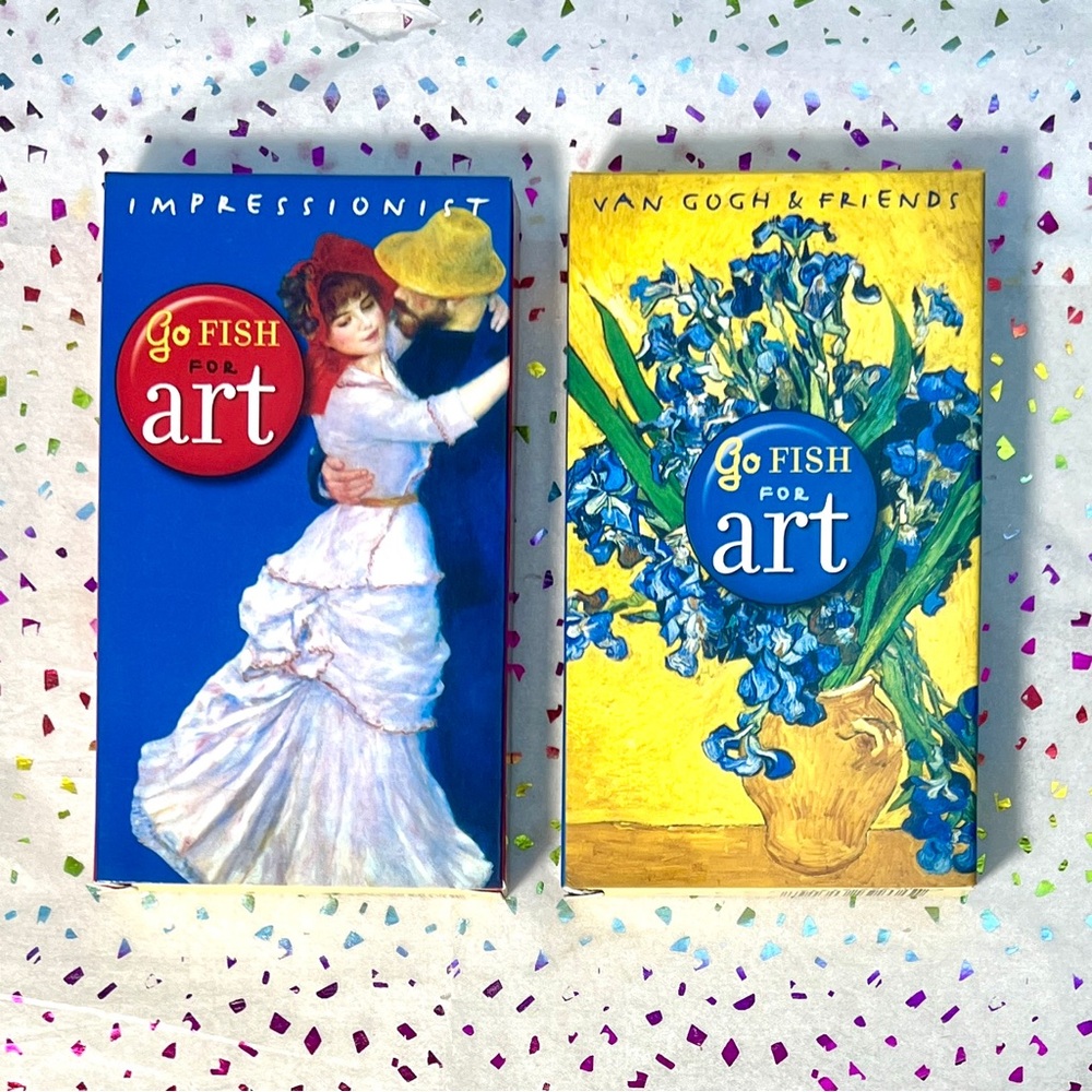 Go Fish For Art Card Games and Books - Impressionists & Van Gogh & Friends